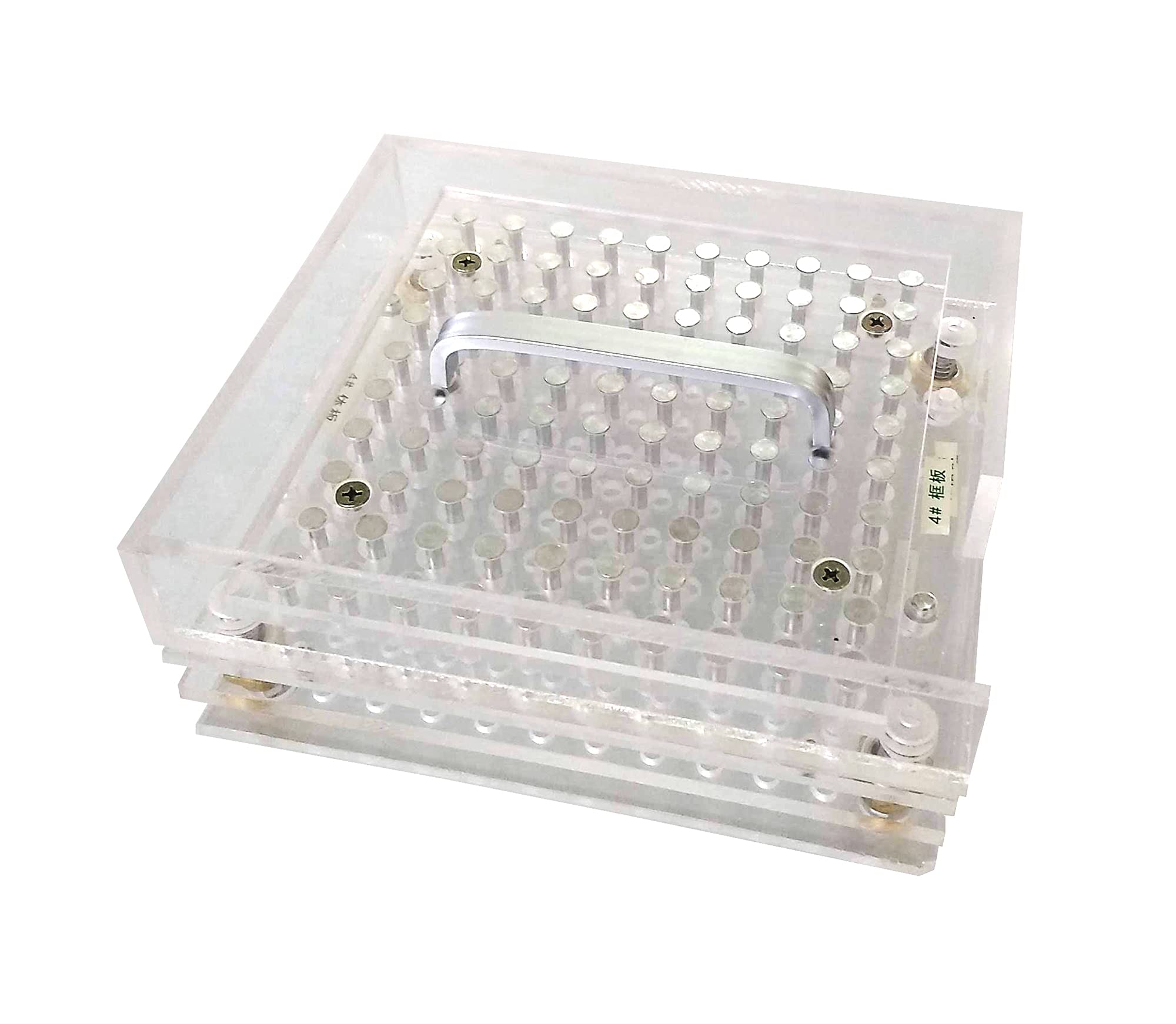 Capsule Machine Size 4 (Very Small) - Perspex 100 Holes Empty Capsules Filler with Tamper