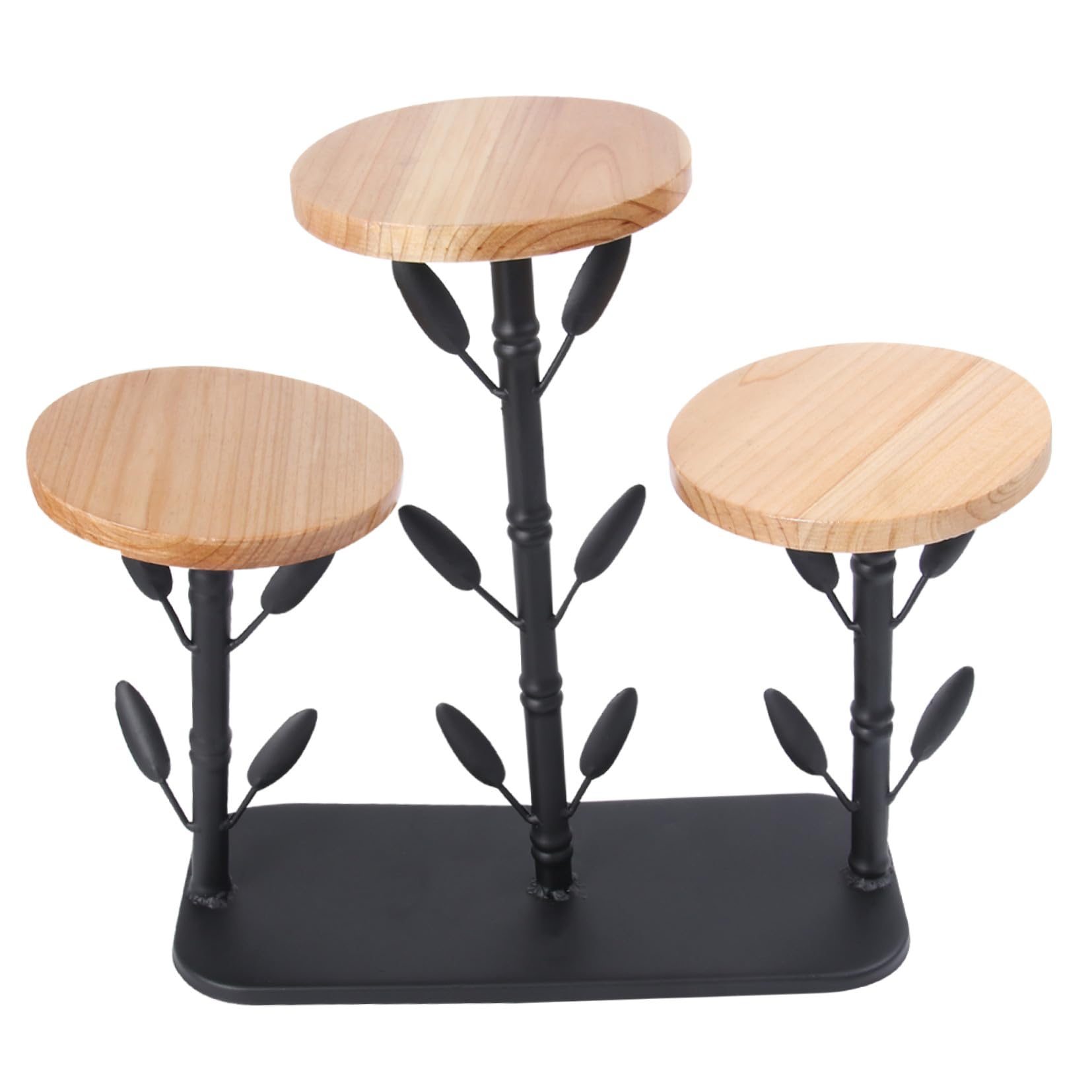 Support pots de fleurs en fer forgé pour sublimer votre déco de salon