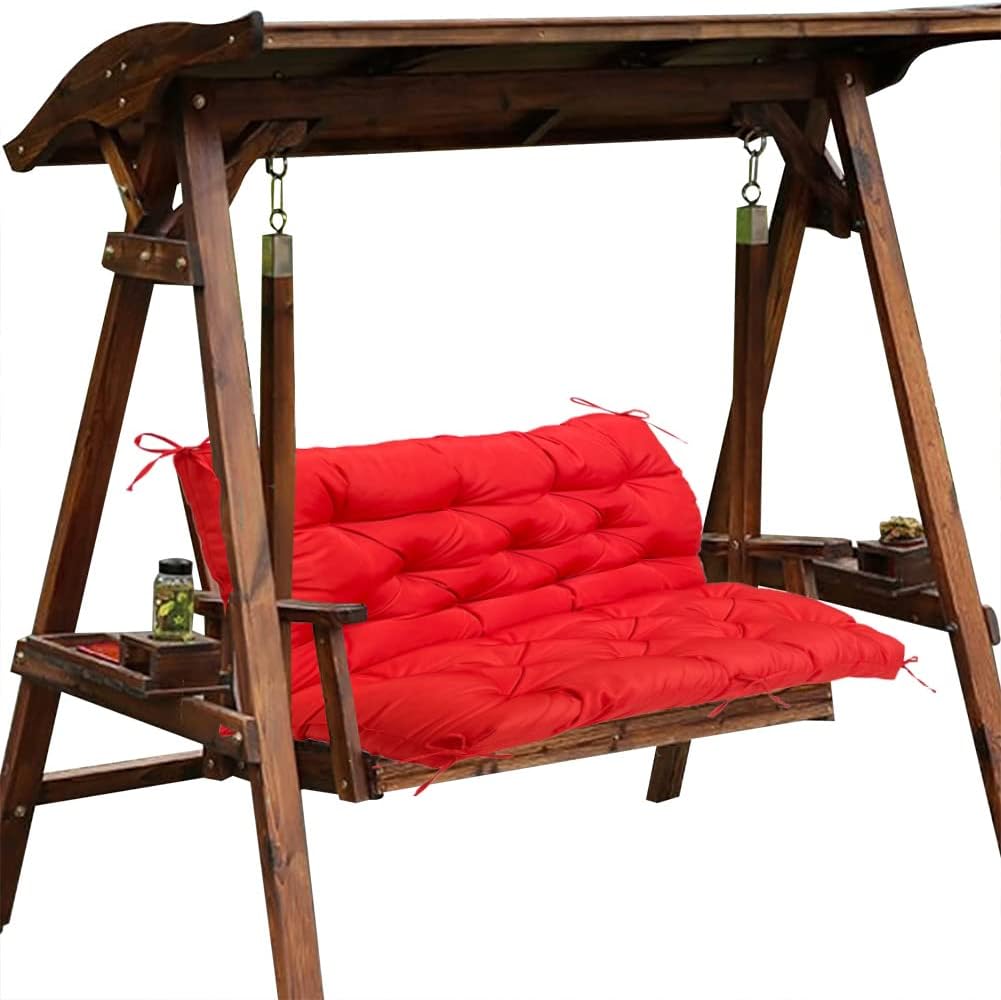GPPSUNGD Swing Replacement Cushions with Backrest Outdoor