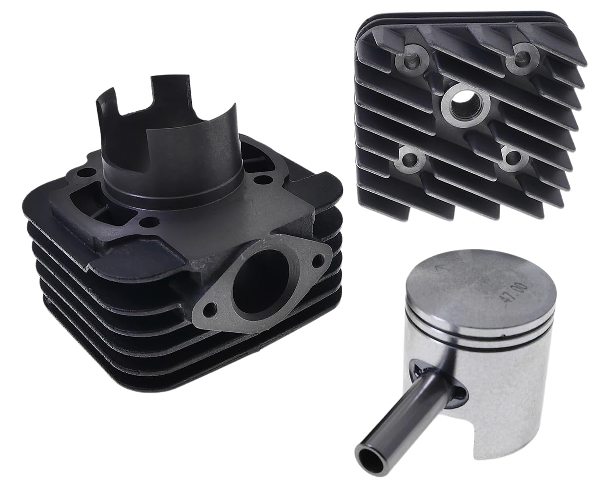 2EXTREME cilindro sport + pistón 70cc compatible con Piaggio Zip 2 Cat AC, Base, Fast Rider, VESPA LX50, GILERA Ice 50