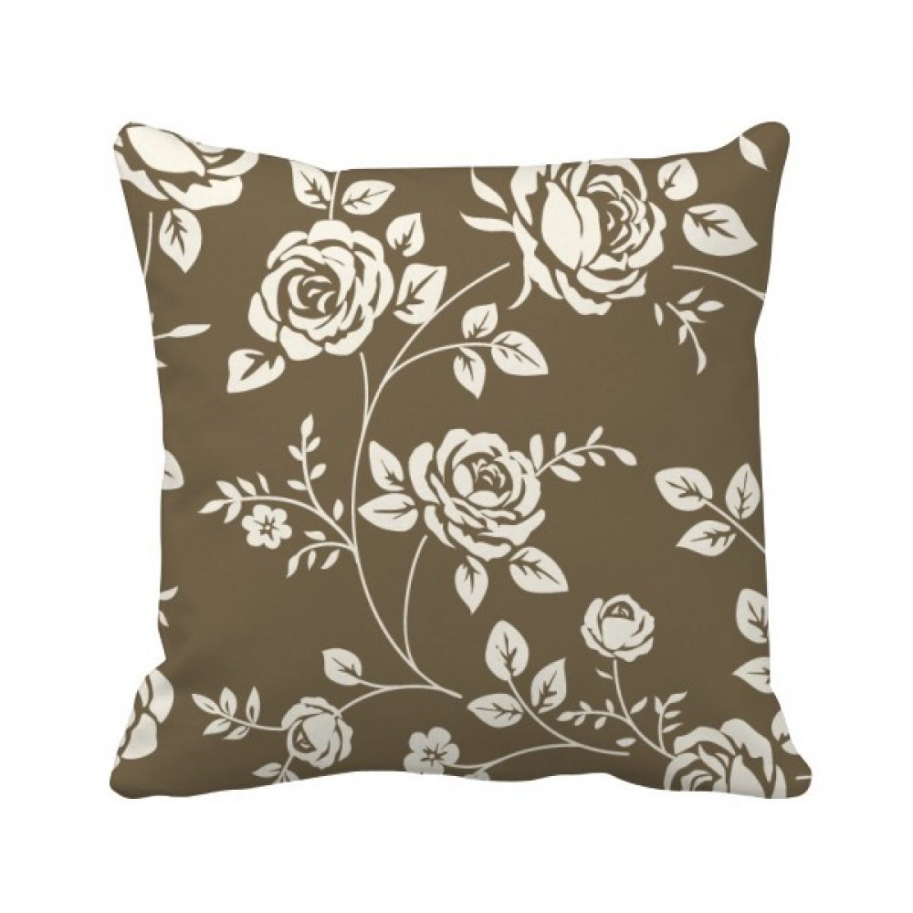 Coussin fleur rose multicolore cadeau idéal de décoration maison 40x40