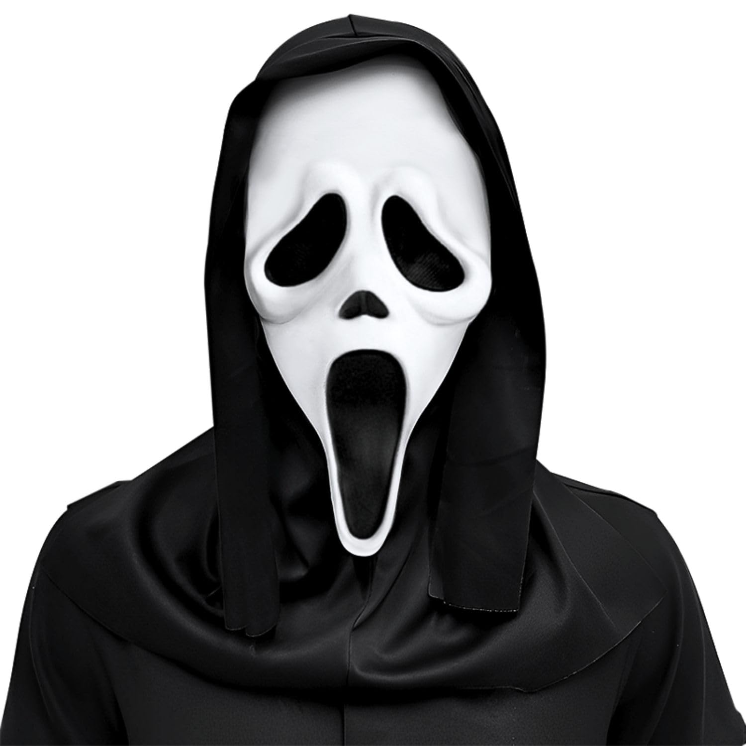 Cretchinkaty Scream Headgear - Terrifying and Realistic Halloween Mask for Cosplay and Parties - Choose from Various Styles