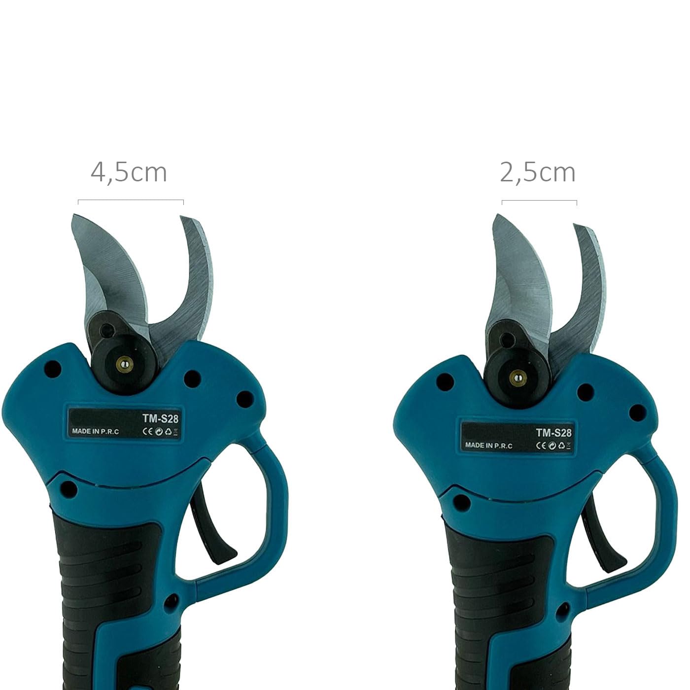 Forbici Potatura a Batteria Taglio 25mm con 2 Batterie da 48V, Cesoie Professionali portatile Elettriche con 2 Batterie Li-ion, e Comoda Valigetta ASSISTENZA IMMEDIATA