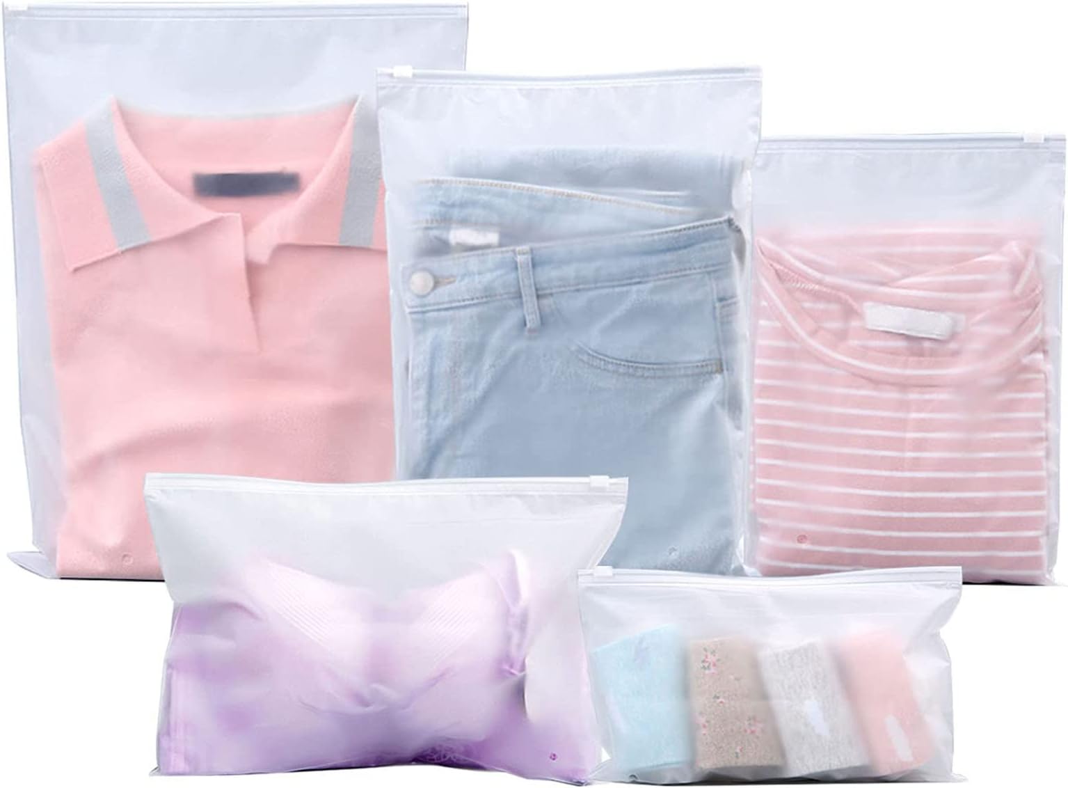 QOWUXHZ 2 Stück Wetbags - Wasserdichte Wickeltaschen Hellblau Rosa 30x36 Cm