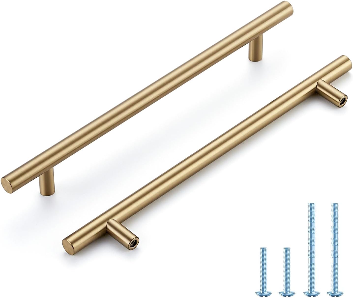 Black Cabinet Handles 3-3/4 Inch Hole Spacing Stainless Steel Drawer Pulls for Cabinets, Dresser, Bathroom 30 Pack