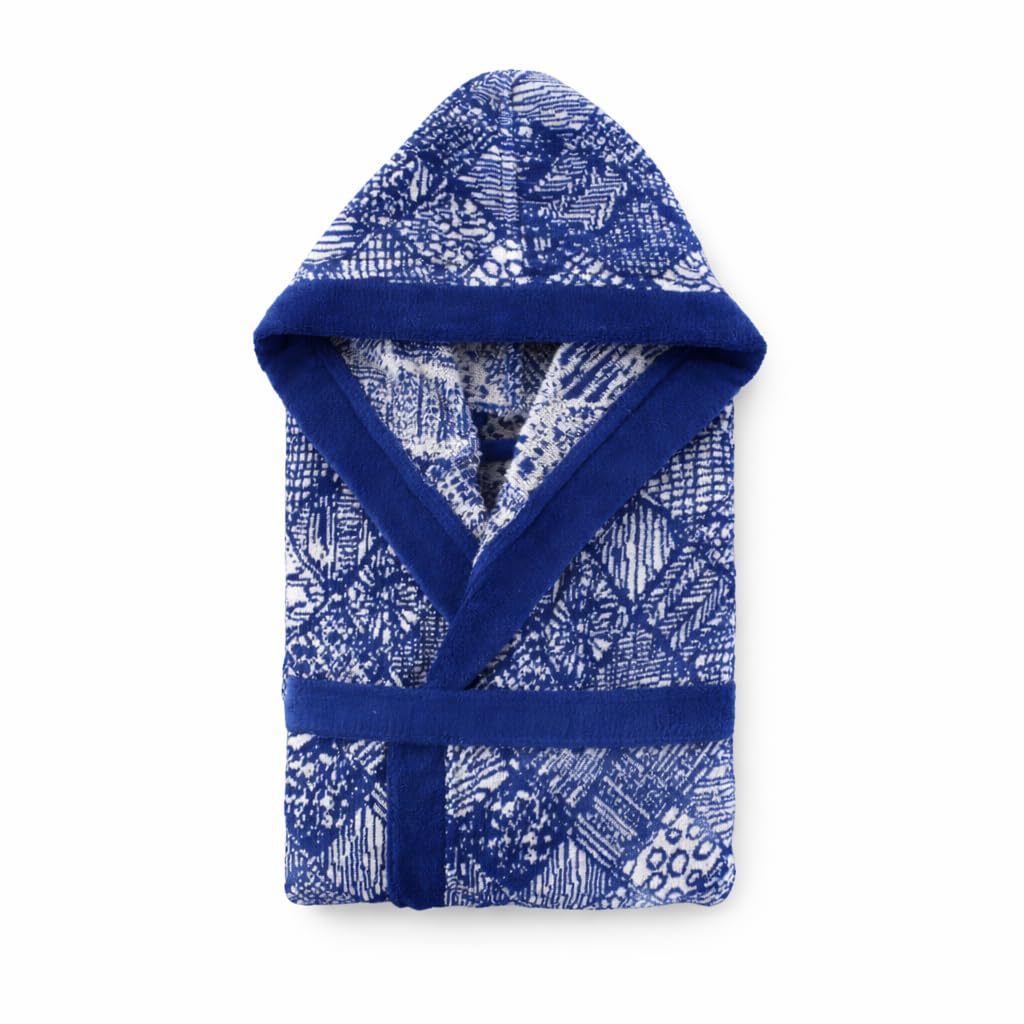 Top Towel Accappatoio jacquard 100% cotone 500 g/m² - finitura velluto, alto assorbimento e morbido al tatto