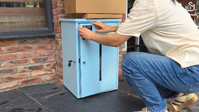 Amazon.co.jp: HIROMORI 宅配ボックス 76L 大容量 収納ボックス 屋外