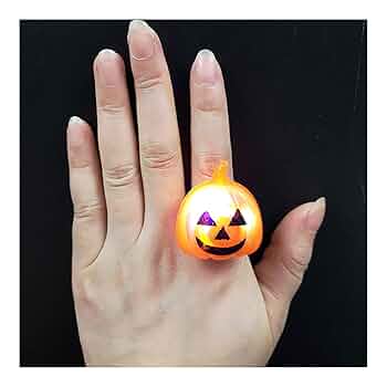 Amazon.co.jp: 発光リング ハロウィーン 光る指輪 おもちゃ 指輪