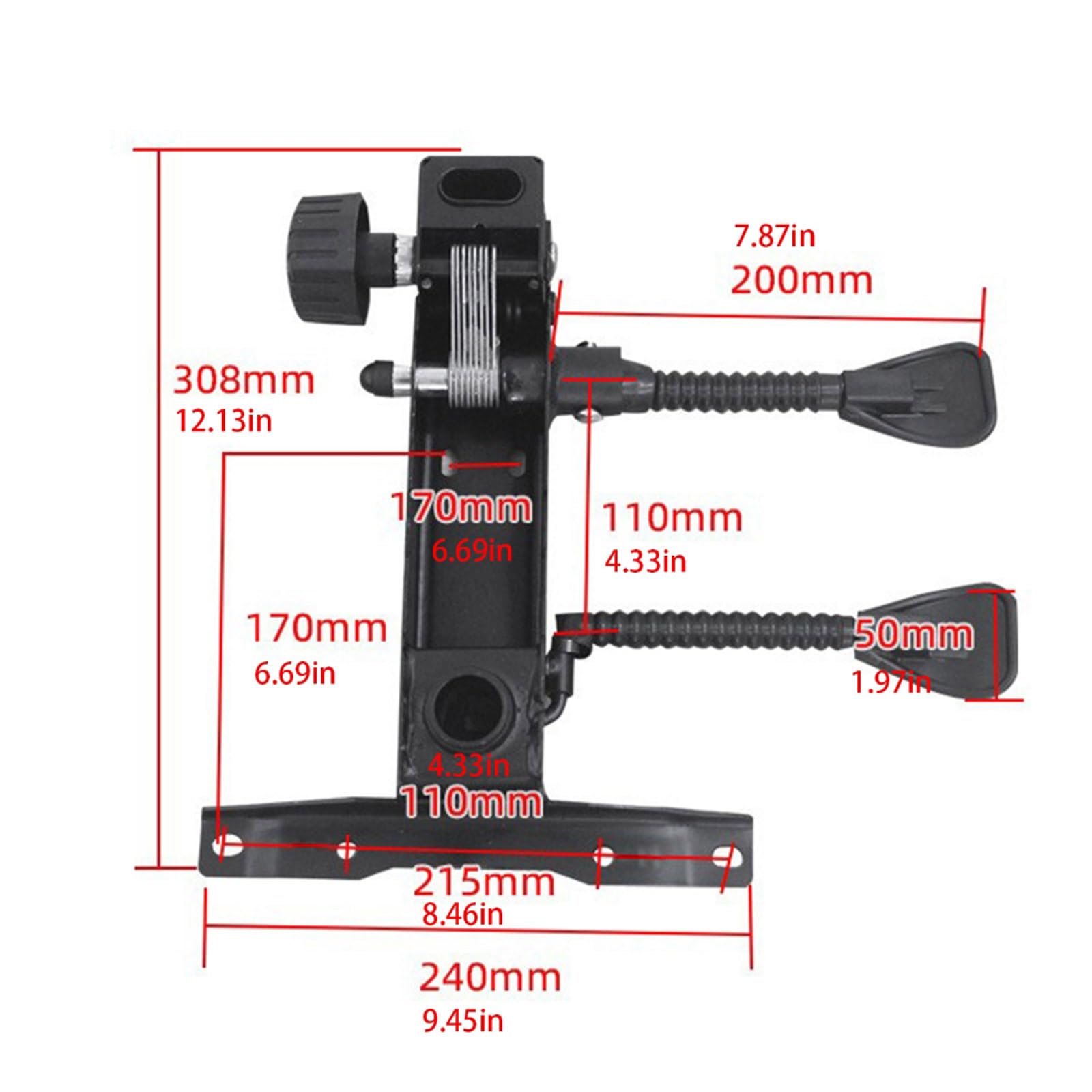 Mécanisme d'inclinaison pour chaise de bureau, rotatif, contrôle de base, mécanisme de levage, chaises d'ordinateur, pièces de rechange, base de rechange