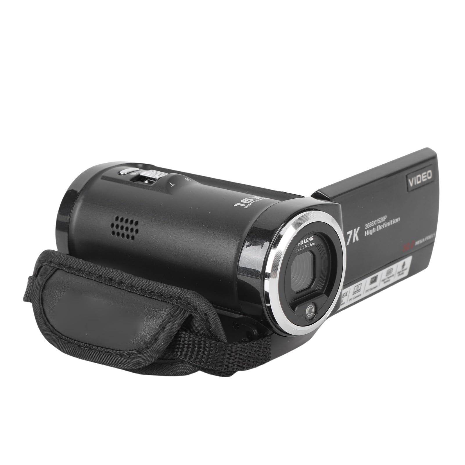 Gugxiom Video Camera Camcorder, 2.7K 50MP Vlogging Camera with 16X Digital Zoom, Webcam, 270 Degree Rotatable, LED Fill Light, for, Travel-image-43