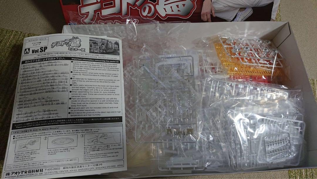 Amazon.co.jp: アオシマ1 32ミスターX デコトラの鷲 プラモデル : おもちゃ