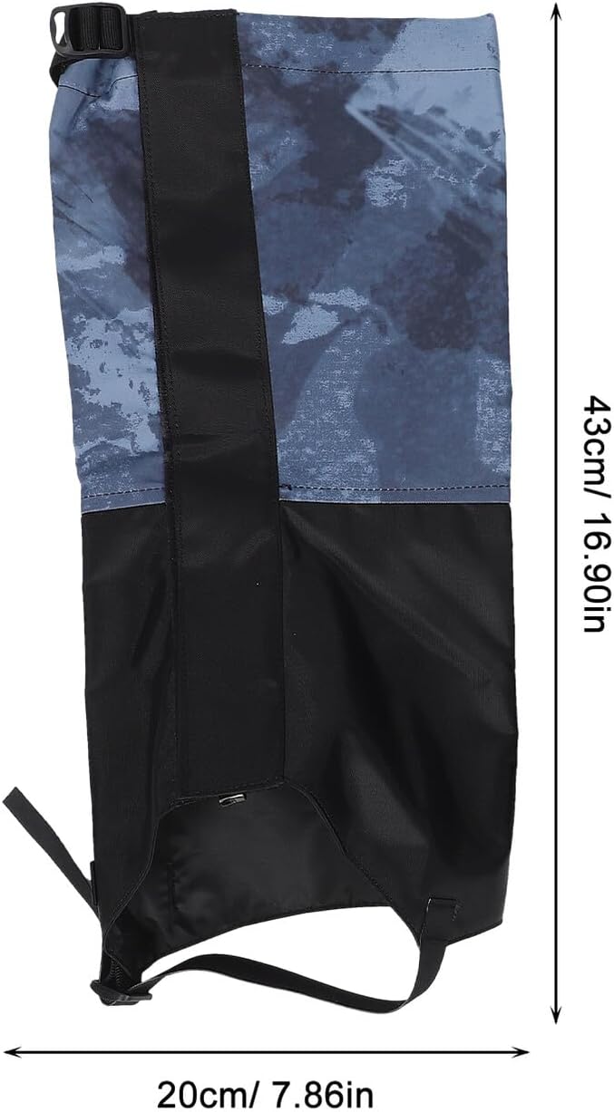 MAGICLULU Outdoor Leg Gaiters for Men and Women, Waterproof Hiking Calf Sleeve, Snow and Camping Shoe Covers, Sturdy Anti-Scratch Walking Boot Accessories for Backpacking and Trekking