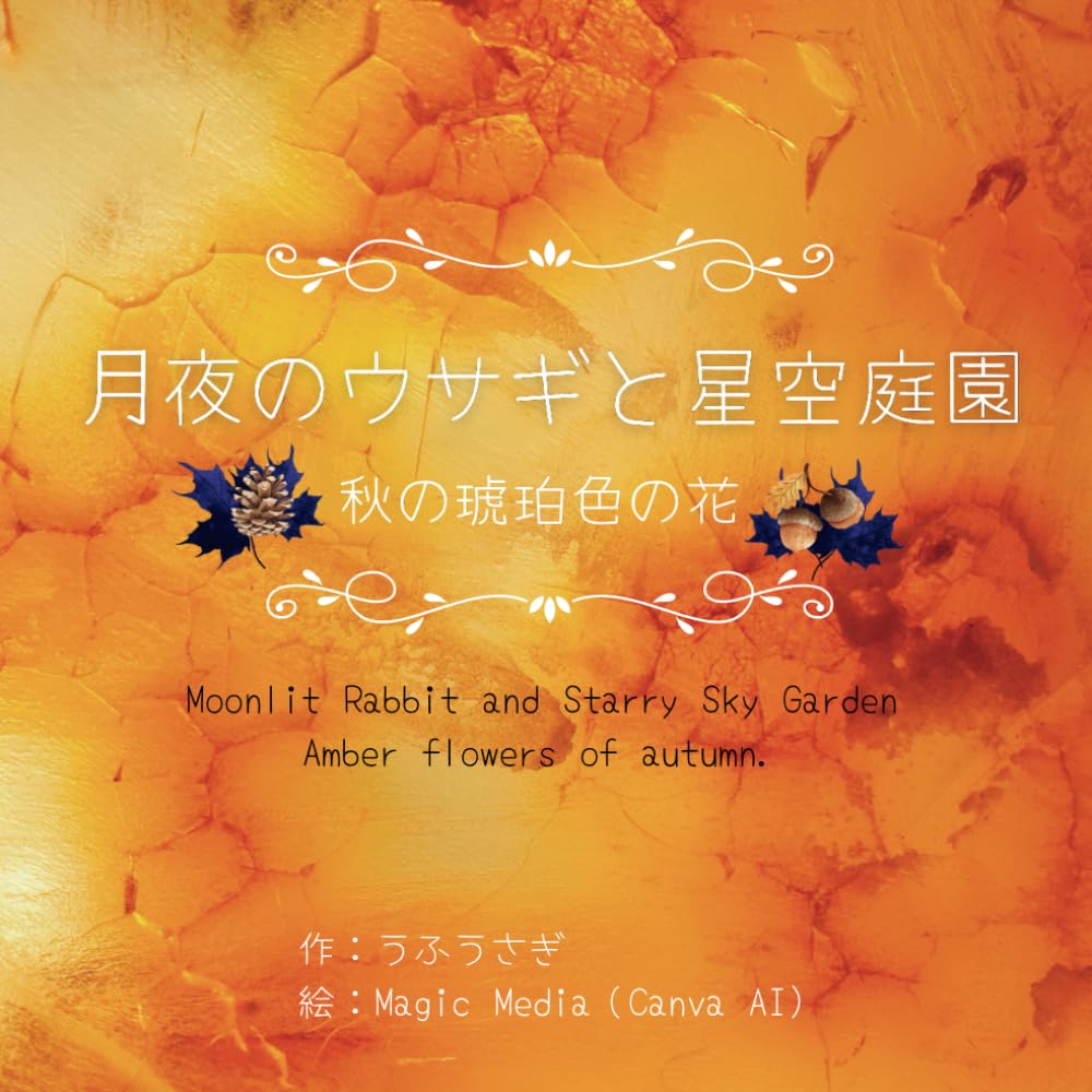 月夜のウサギと星空庭園 秋の琥珀色の花 | うふうさぎ |本 | 通販 | Amazon