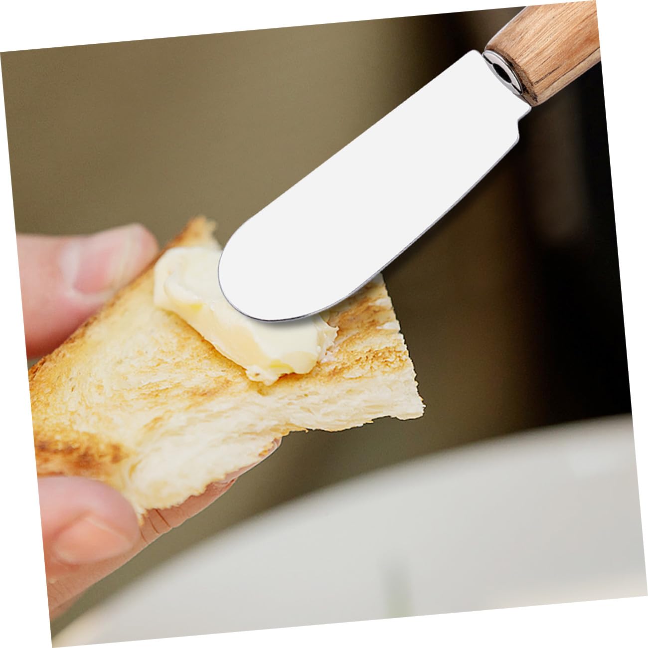 30pièces Spatules à Beurre Acier Inoxydable Avec Poignée Plastique Ustensiles De Cuisine Pour Tartiner Et Épandre