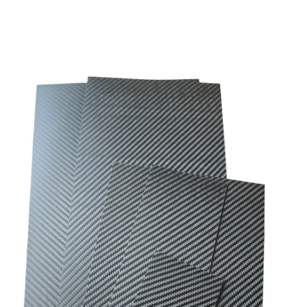 Arkusze z włókna węglowego, Arkusz z włókna węglowego o grubości 2 mm 3K do platform modelarskich w kolorze czarnym w wielu rozmiarach(200x400mm)