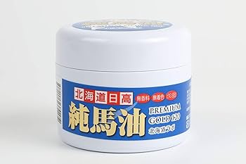 日高町特産品ラベル付き 馬油クリーム GOLD120ml 4個 北海道日高町特産品 日高ウエスタンファーム 日高純馬油GOLD