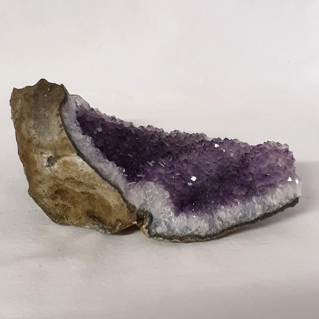 Natürlicher Amethyst | Amethyst Stein Drusenstück | Amethyst Edelstein natur (L-999)