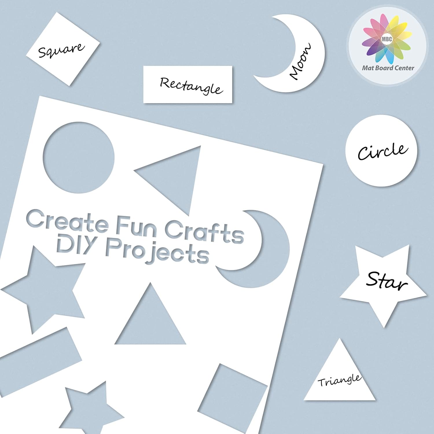 Mat Board Center, Pack of 50 8x10 White Uncut Mat Boards Backing Boards, 4-Ply Thickness, Great for Pictures, Frames, Crafts, Prints - Image 6