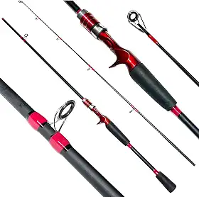 MARURI, VARA PARA CARRETILHA CMIK EM CARBONO 6'0" (1,80M) 15-35LB - 2 PARTES