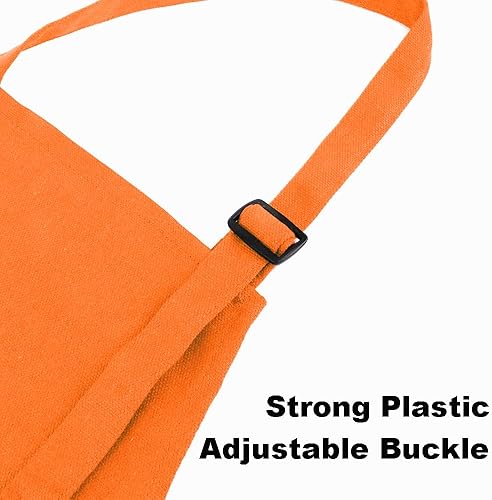 Miniatura 10 de TOPTIE Delantales para niños con bolsillo y correa ajustable, delantal para cocinar, hornear, pintar