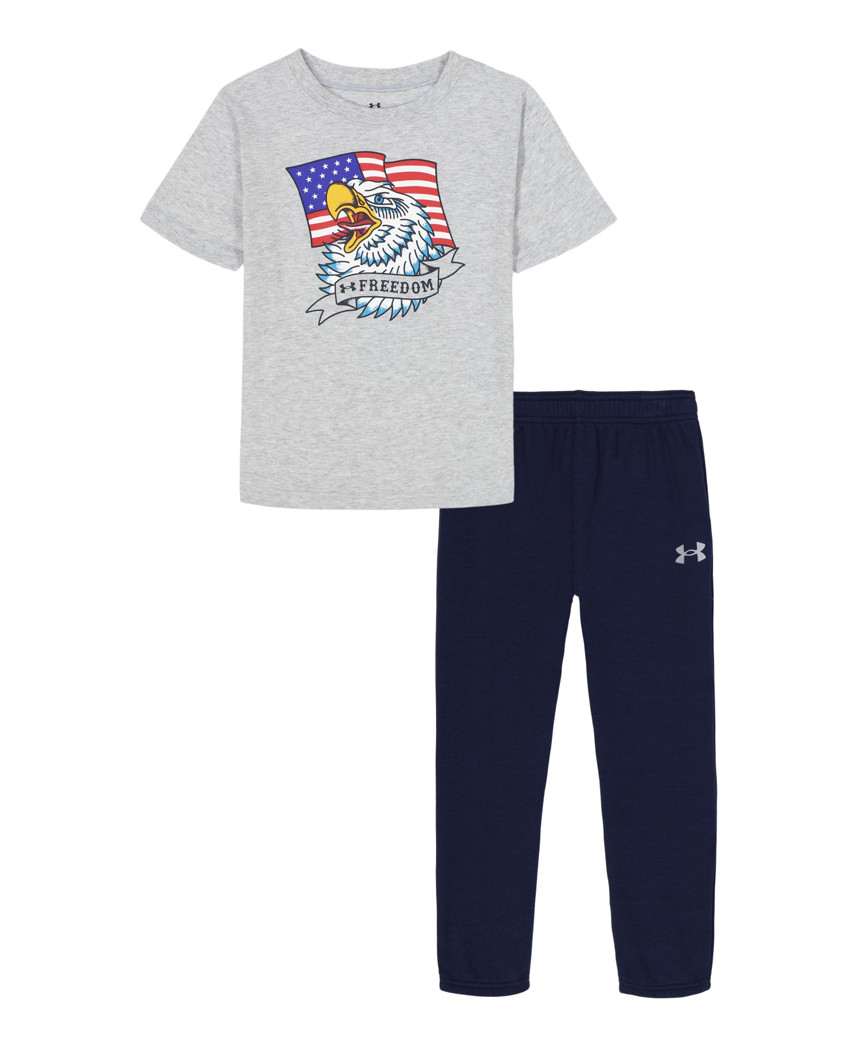 Under Armour Boys' 2-Piece Short Sleeve Tee and Pants, Outdoor Collection