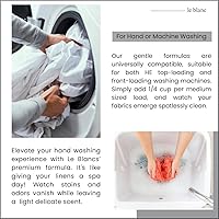 Vista 6 de Le Blanc® Original Linen Wash® - Limpiador de lavandería de lujo para ropa de cama y mesa, 64 onzas (paquete de 6)
