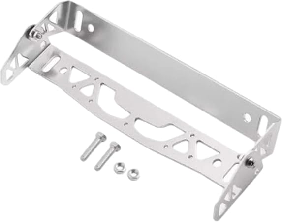 Amazon Tommyfield ナンバーステー 車 ナンバープレート 角度 調整 アルミ ホルダー プレートフレーム 汎用 シルバー 外装 エアロパーツ 車 バイク