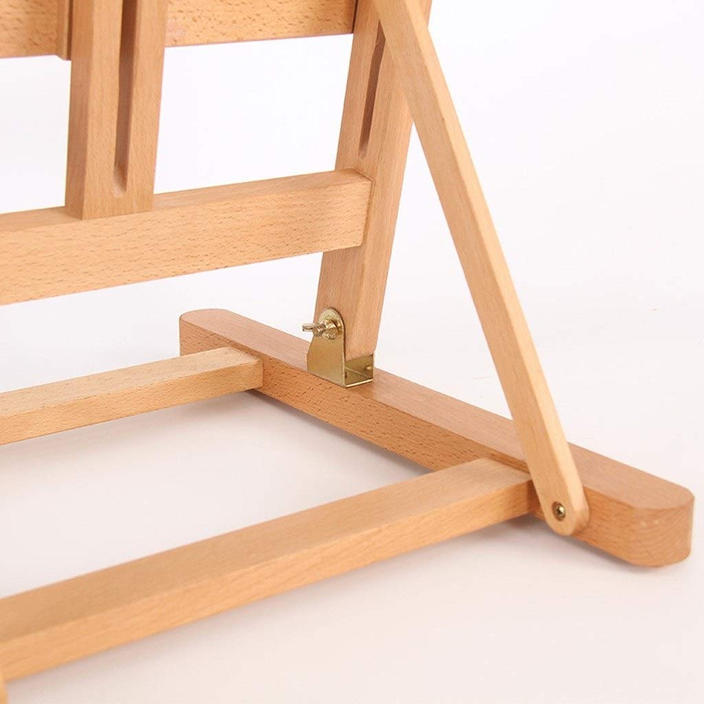 Soporte de exhibición de Lona, Caballete de Escritorio Ajustable con Pendiente portátil, Soporte de exhibición de Lienzo para Carteles, Caballete para niños