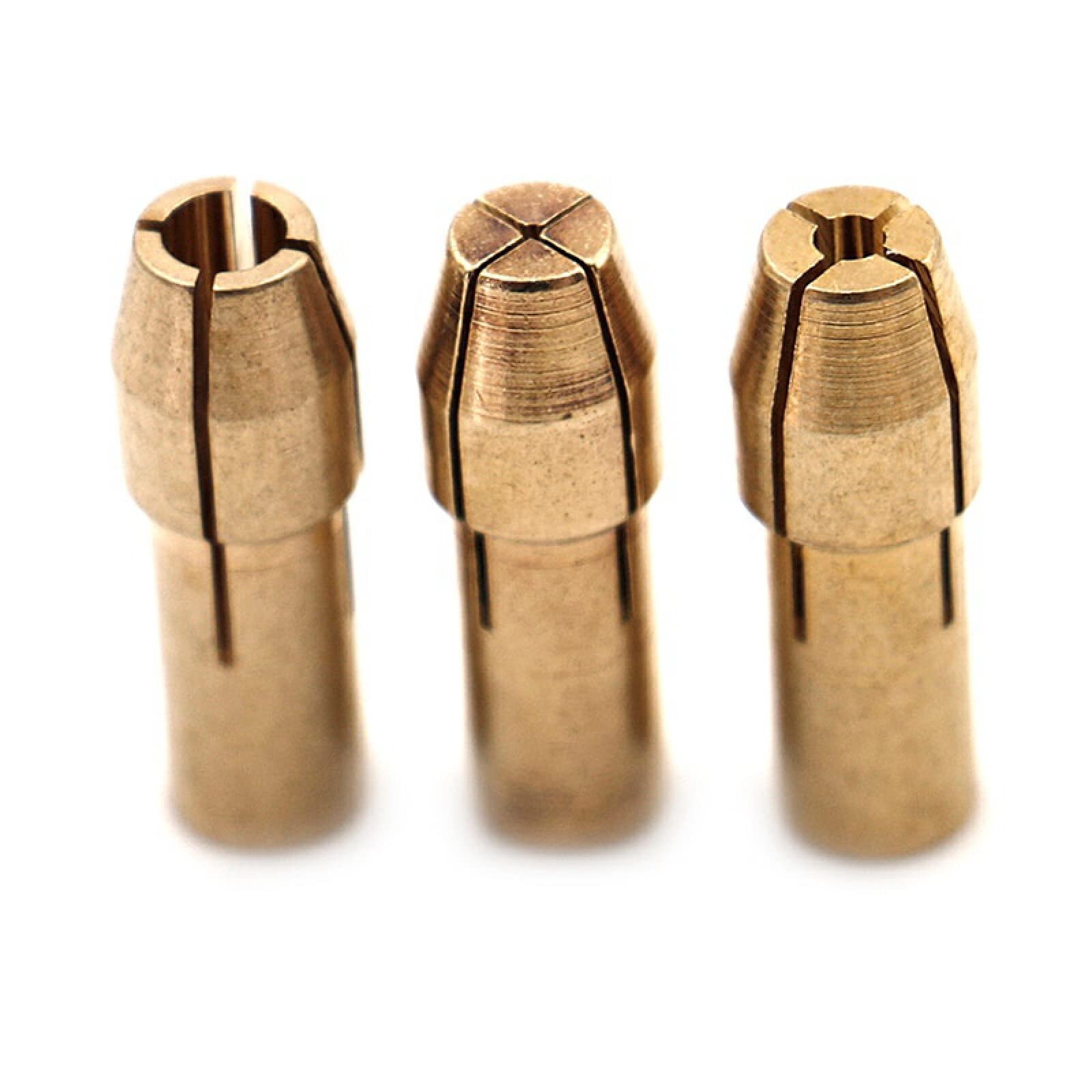 10er-Satz Mini-Bohrfutter Aus Messing – 0,5 Mm Bis 3,2 Mm, Für Präzises Arbeiten Mit Multi-Tools