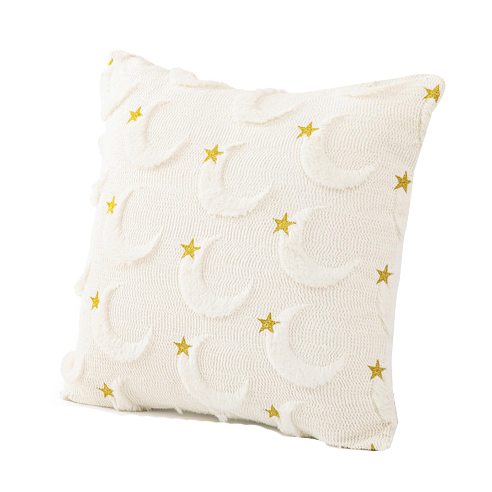 Tsophreniq Star Night Plushes Cushions Covers Adds Warmth to Living Room or Bedroom 450x450mm Machine Washable Pillowcase Plushes Cushions Covers