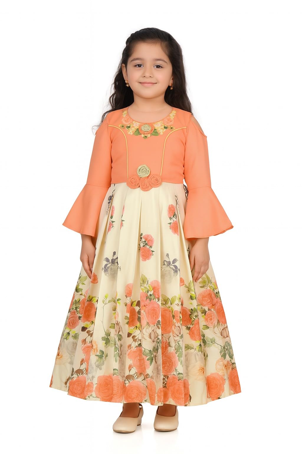 My Lil Princess Kids Birthday Maxi Gown Frock Dress for Baby Girls