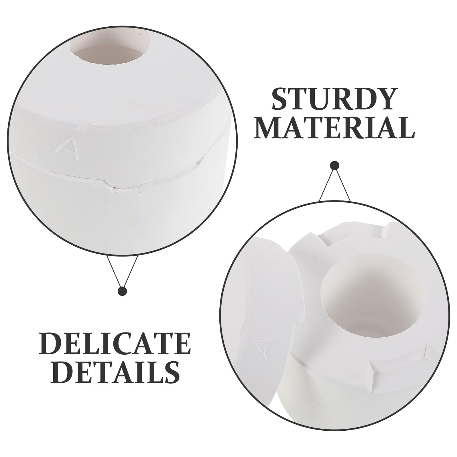 Moule À Tasse en Céramique pour Loisirs Créatifs Moule 3D en Plâtre Outil De Fabrication De Tasses À Thé Blanc