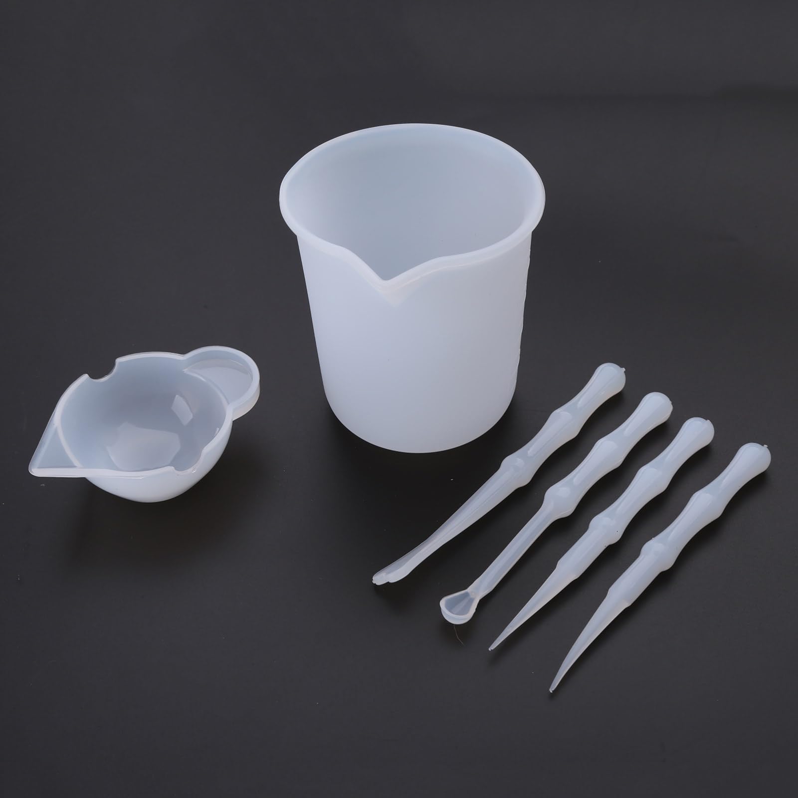 Kit D'outils à Mesurer En Résine De Silicone, Tasses à Mesurer En