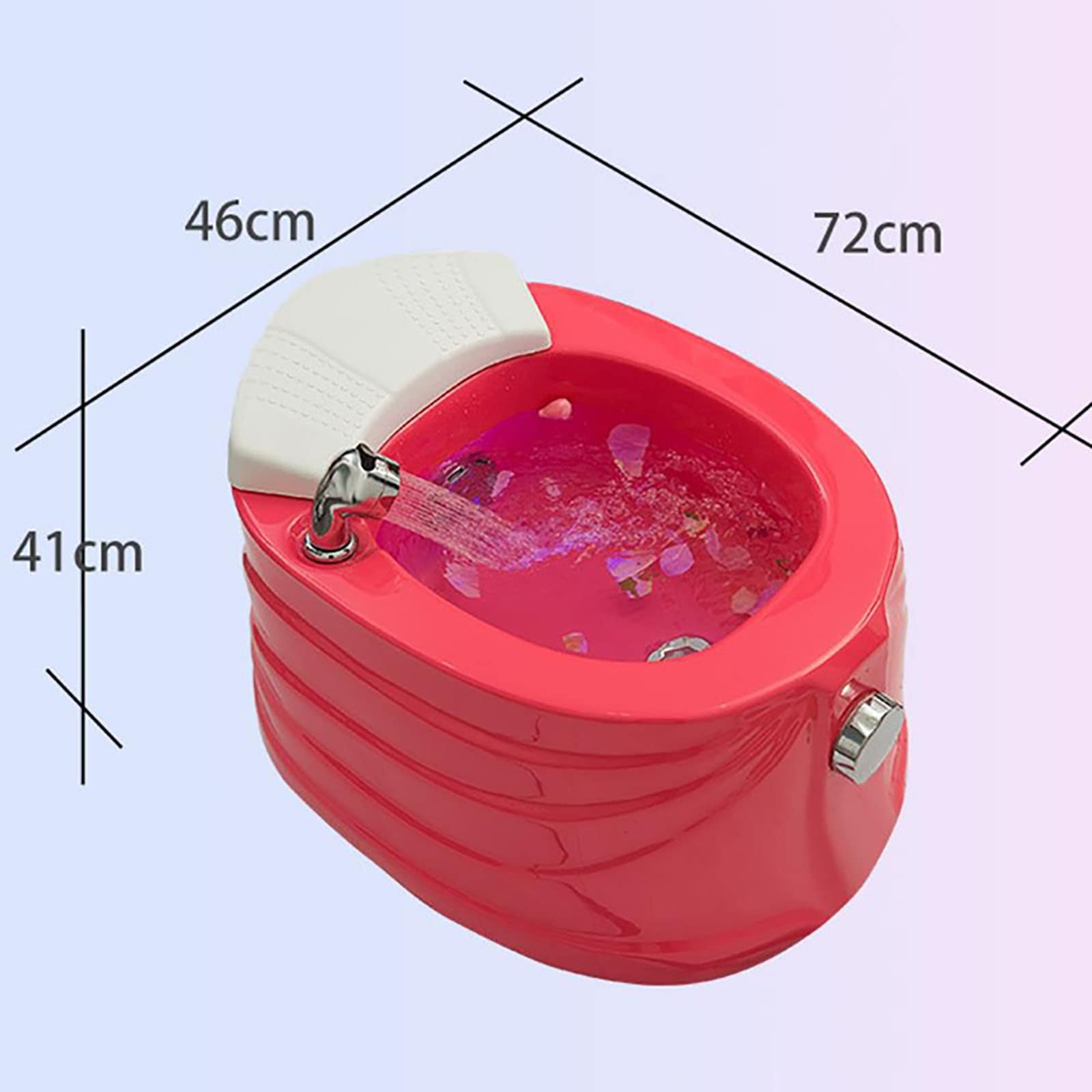 Masajeador de spa de pies con calor, masaje y chorros – calma los músculos cansados, mejora la circulación, tratamiento de spa en casa – pantalla LED, spa de pedicura de pies