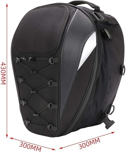 Miniatura 7 de Mochila para asiento de motocicleta mochila de doble uso impermeable para casco de motocicleta accesorios para moto de cross