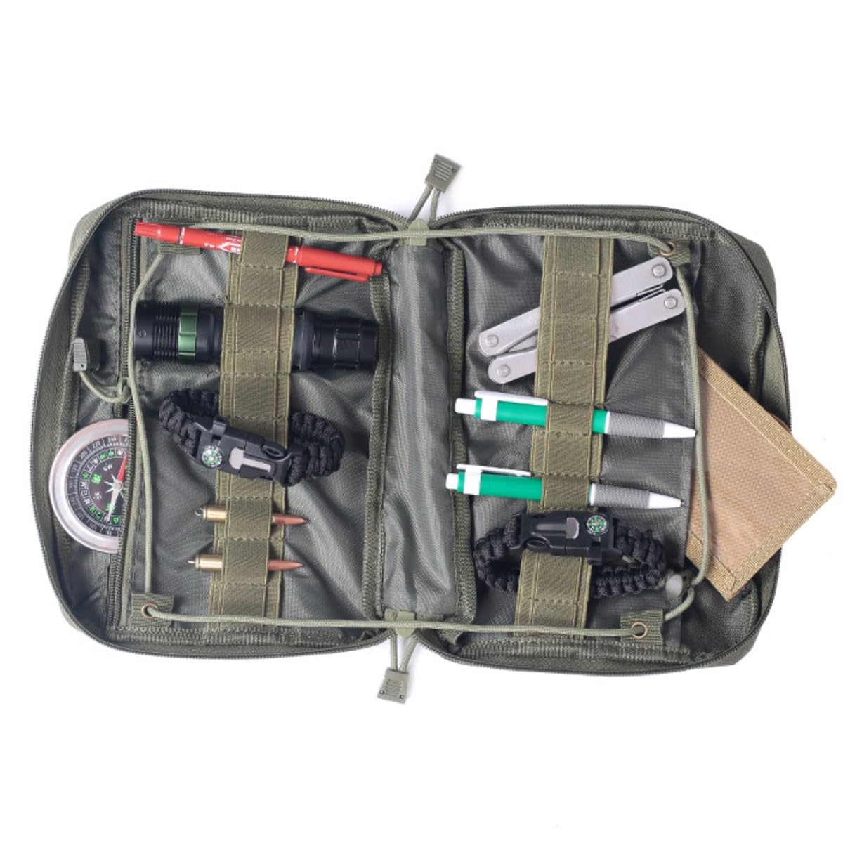 Borsa Tattica Molle Marsupio Militare - Nylon 1000D, Multifunzionale Per Trekking E Campeggio - Foto 4