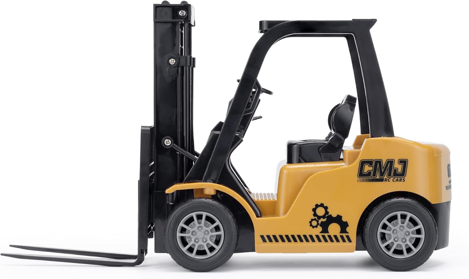 CMJ RC Cars: Forklift Truck - 1:16 Scale Remote Control Vehicle, Construction Play Toy, Warehouse Loading Accessories, 2.4GHz, Rechargeable, Kids 6+