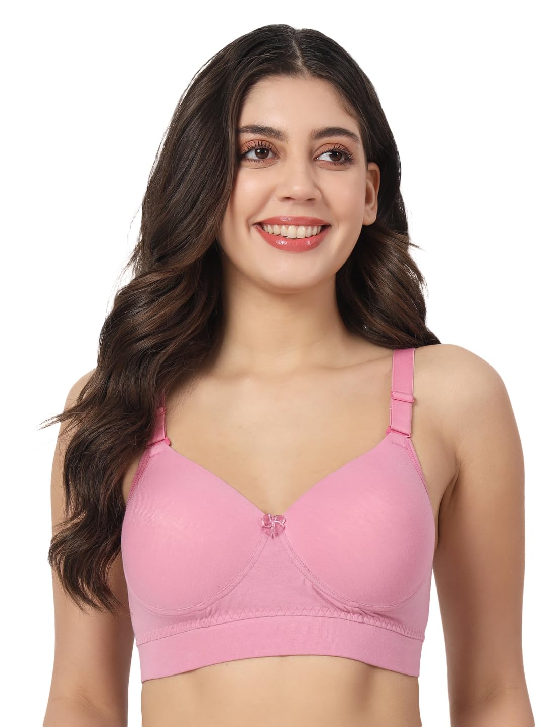 Women's Cotton Lycra Full Coverage Comfortable Wirefree & High Coverage Non Wired Soft Bra for Everyday-picture-55