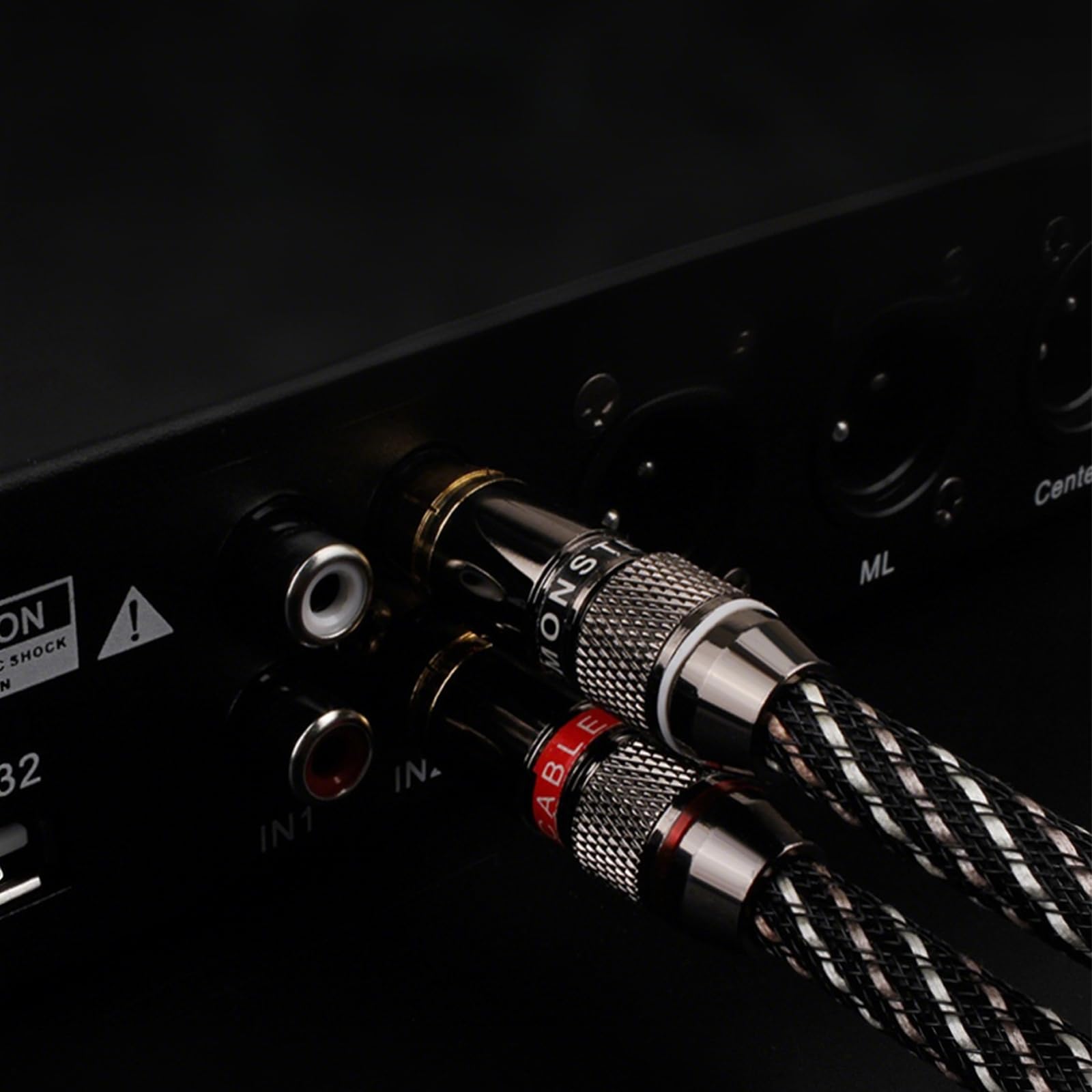 Generisch Cable de sonido estéreo de alta calidad de 1,5 m de largo de 3,5 mm a dos canales con conectores dorados, cable de sonido blindado