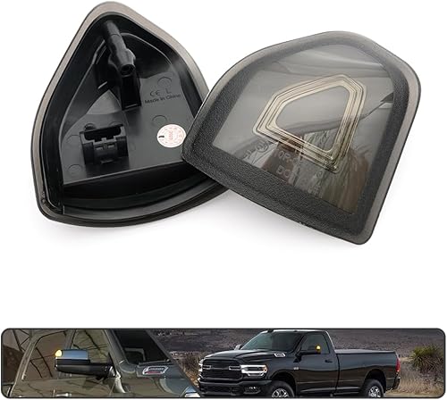 Miniatura 3 de 2 piezas de luz LED ámbar para espejo, luz de señal de giro para Dodge Ram 1500 2021 2022 2023, para Ram 1500 Classic 2022 2023, para Ram 2500 3500