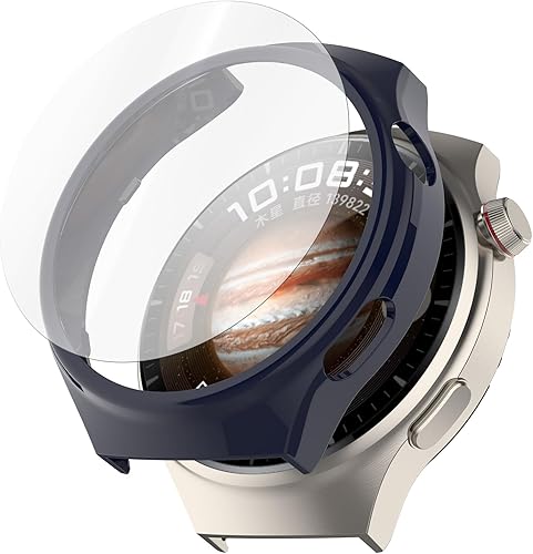 Miniatura 6 de Funda diseñada para Huawei Watch 4 Pro Protector de pantalla con vidrio templado TenCloud Bumper Funda protectora Accesorios compatibles con Huawei