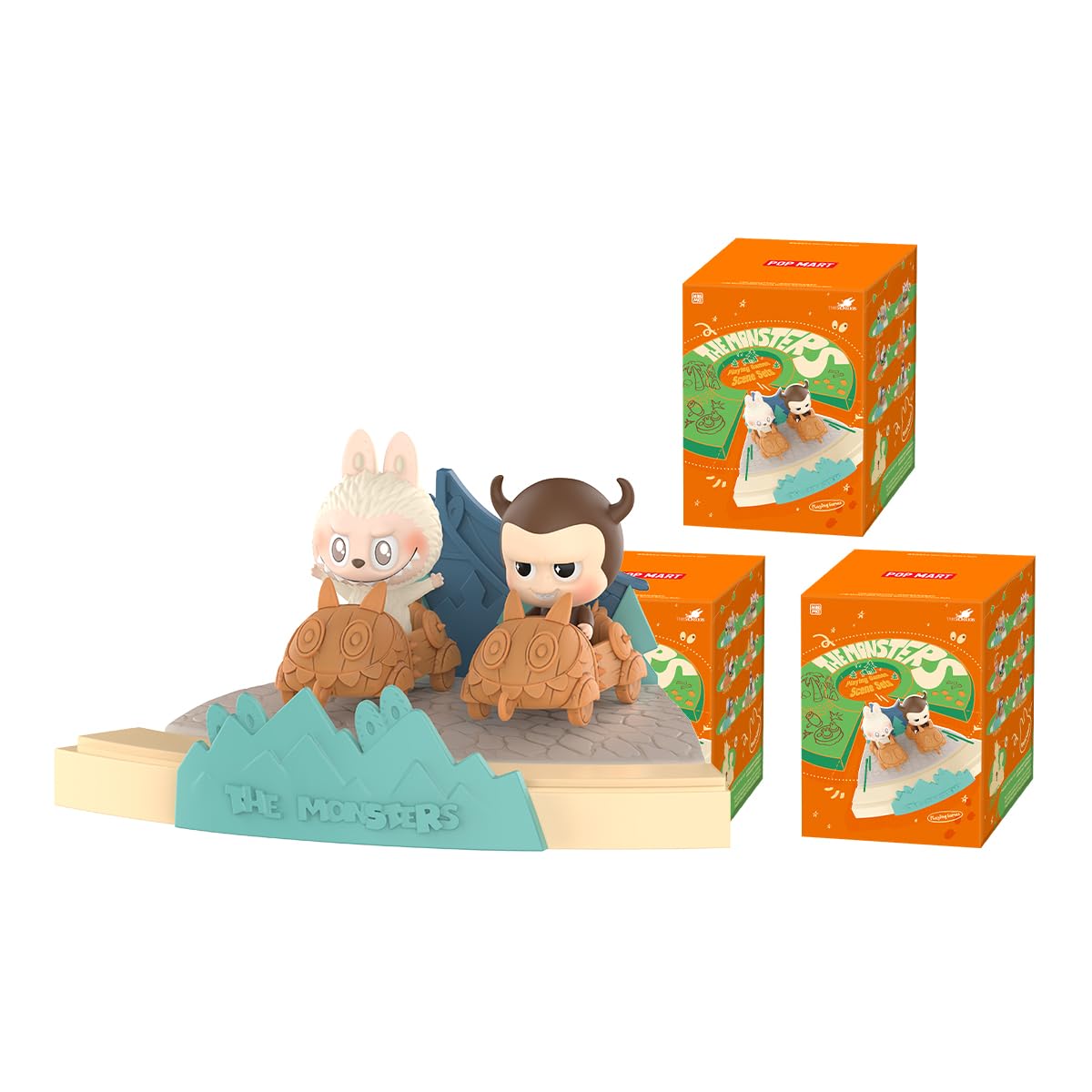 POP MART THE MONSTERS Playing Games Series 3PC Articulated Character Premium Design Gifts for Women Fan-Favorite Collectible Chic Art Toy Figure