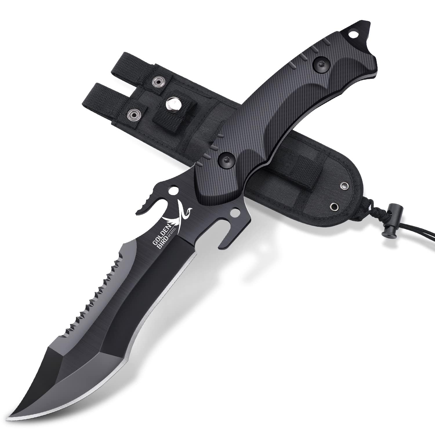 Golden Bird Hackmesser Scharfe Full Tang für Knochen und Fle