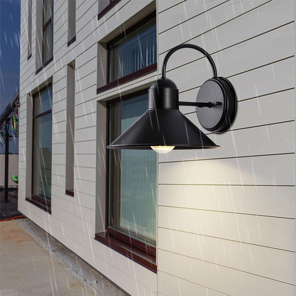 Applique Murale Exterieur Applique extérieure Lampe de Grange Lampe de Jardin étanche Lampe de Porte de Villa Balcon Couloir Lampe d'allée Luminaire Exterieur