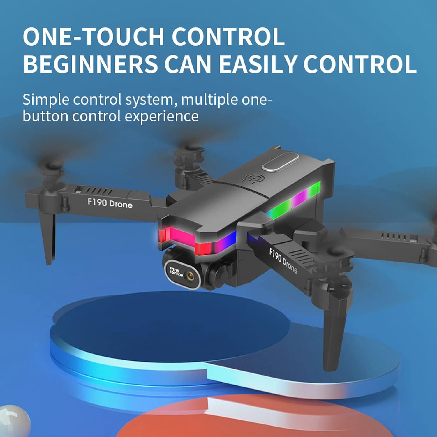 Mini dron con cámara FPV HD de 1080P control remoto modo sin cabeza ...