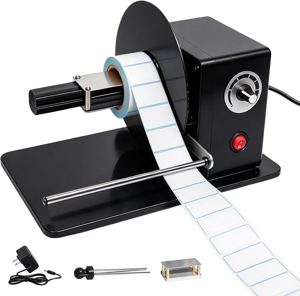 BAUSATZ Automatic Label Rewinder for 25/40mm & Coreless, Speed Adjustable — 사진 1