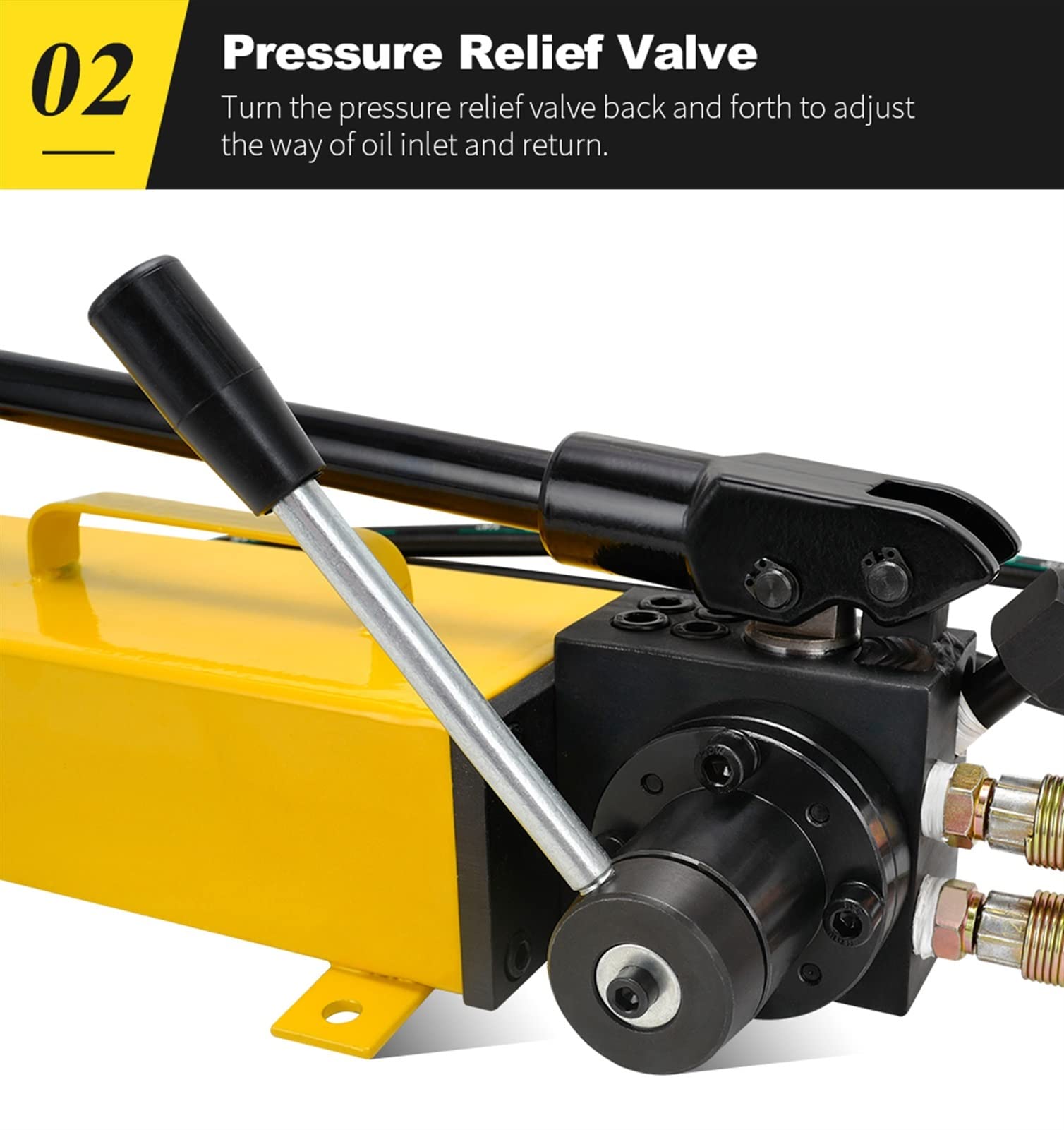 Pompe manuelle hydraulique haute pression, double action pour outils hydrauliques, CP-700S, durable et efficace pour une utilisation intensive, idéale pour les applications automobiles et