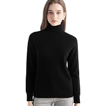 Chanyarn Womens 100% Pure Cashmere Sweater Turtleneck Long Sleeve Warm Soft 2025 Fall Winter Knit Pullover