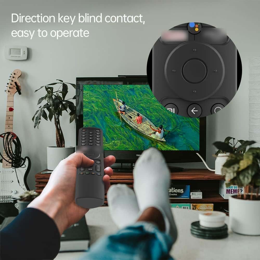 SYOSI Dustproof Silicone Case for Xiaomi TV P1/P1E/Q1/Q1E, Bluetooth Voice Remote for XMRM-19 Remote Control Shockproof Protective Shell Case Cover for XIAOMI Smart TV Remote Control (Black)