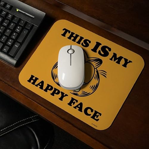 Miniatura 2 de Alfombrilla para mouse Garfield This IS My Happy Face de perfil bajo